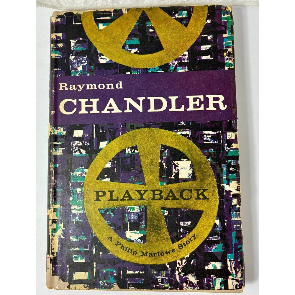 Vintage 1958 Playback Raymond Chandler Philip Marlowe Hardcover First Edition